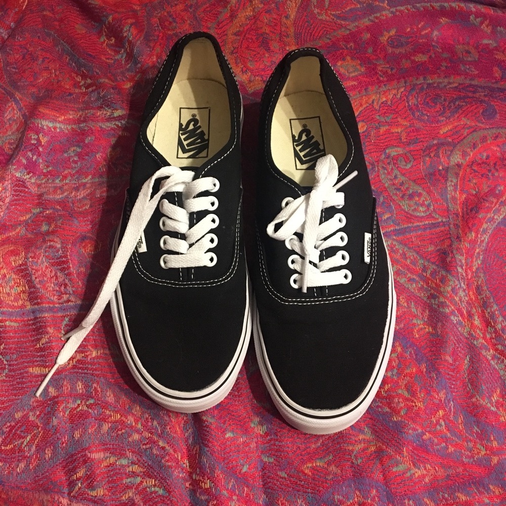 Vans authentic black sneakers